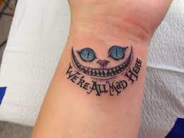 Cheshire Cat Tattoo Ink Pinterest Wrist Tattoo Ideas Cheshire Cat Tattoo Tattoos