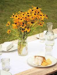 Create enduring interiors that speak the language of style; Black Eyed Susan Inspired Guest Dessert Table Amy Atlas Events Black Eyed Susan Black Eyed Susans Black Eyed Susan Bouquet