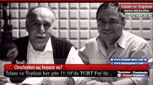 Osman Unlu Orucluyken Sac Boyanmasi Youtube