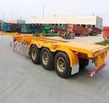 12m 40FT Tri Axle Skeleton Container Chassis Skeletal Semi Trailer