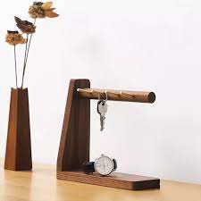There are 865 table key holder for sale on etsy, and they cost $32.57 on average. Creative Solid Wooden Key Holder Brass Hook Multi Function Hanger Sundries Phone Storage Rack Hallway Or In 2021 Wooden Key Holder Hallway Organization Table Top Decor