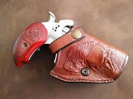Holster For Bond Arms 45 410 Snake Slayer 9 Oz Hermann Oak Leather Saddle Stitched Hosanna Leatherworks Hosannaho Bond Arms Leather Holster Leather Craft