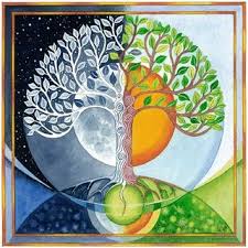 Balance Is One Of Those Paintings That Just Went Its Own Way Starting Off As A Straighforward Tree Of Lif Tree Of Life Art Summer And Winter Solstice Tree Art