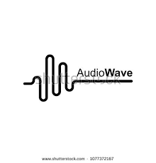 Black And White Brand Wave Logo Abstract Audio Or Sound Wave Logo Icon In Black Color Waves Logo Music Logo Design Sound Logo