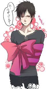 Happy Birthday Here Is Your Present It S Izaya I Would Love That As A Birthday Present Izaya Orihara Durarara Anime