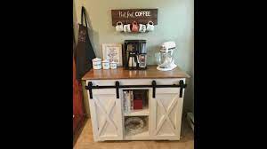 Here are some gorgeous coffee bar ideas perfect for any home. Making A Barn Door Coffee Bar Youtube