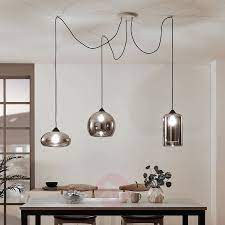 Lampada A Sospensione Raquel In Vetro A 3 Luci 9624322 02 Lampade A Sospensione Design Della Lampada Lampade
