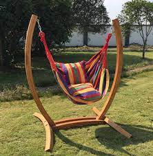 Hammocks and swing seats at argos. Wooden Stand Hammock Chair With Striped Fabric Leisure Swing Buy Hammock Chair Wooden Hammock Wood Swing Product On Alibaba Com