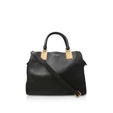 Crafted from supple leather with a pebbled texture, the emma tote from kurt geiger is ideal for carrying your daily essentials. Kurt Geiger London Leather Emma Sm Tote Black Leather Tote Bag From Kurt Geiger On 21 Buttons