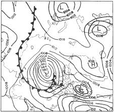 Synoptic Chart Exploration Station Weather Meteorology