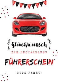 Geburtstag, prüfung, reise) glück wünschen möchtest, kannst du sagen: Gluckwunschkarte Zum Bestandenen Fuhrerschein Kaartje2go