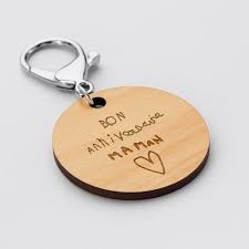 Porte Cle Personnalise Grave Bois Medaille Ronde 50 Mm Achat Vente Porte Cle Porte Cle Personnalise Porte Cle Grave
