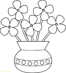 Flower Pot Coloring Page Printable Flower Coloring Pages Flower Coloring Pages Flower Coloring Sheets