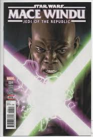 STAR WARS MACE WINDU #4, NM, 2017, Samuel Jackson, Light Saber, Jedi