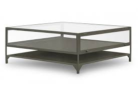 It is suitable for the living room and can match any decor in your house. Four Hands Gunmetal Shadow Box Coffee Table 107627 004