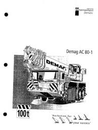 Demag Ac 80 1 Specifications Cranemarket