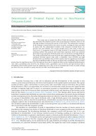 We did not find results for: Pdf Determinants Of Dividend Payout Ratio In Non Financial Companies Listed