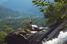 Waterfall, interesting place, natural monument. Acqua Fraggia Waterfalls Piuro To Visit In The Alps