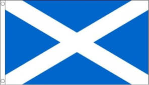 Vlag rondom dubbel gezoomd, verstevigingsband aan mastzijde, lusje aan bovenzijde, koord aan. Vlag Schotland St Andrews 60x90cm Best Value Vlaggenclub