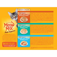 Meow Mix Toppers Seafood Poultry In 2020 Canned Cat Food Cat Food Wet Cat Food