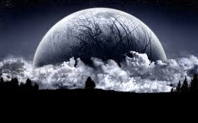 I print my art on a high quality semi matte paper (200g). Dark Moon Wallpapers Top Free Dark Moon Backgrounds Wallpaperaccess