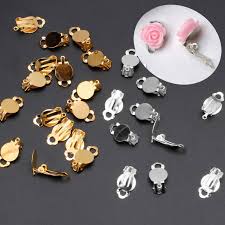 Other cushions slide over the clips to create some extra padding for your ears. 50pcs Making Jewelry Earring Clip On Earring Converters Earring Findings Diy