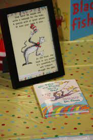 Used A Dr Seuss Baby Book For The Guests To Sign Seuss Baby Shower Baby Book Baby Shower
