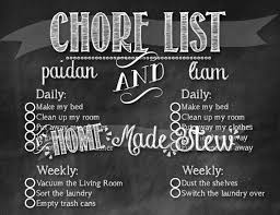 Customizable Chalkboard Chore Pack By Homemadestew On Etsy