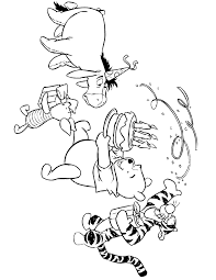 Winnie the pooh summer clipart 58. Winnie The Pooh Happy Birthday Party Coloring Page Bear Coloring Pages Happy Birthday Coloring Pages Birthday Coloring Pages