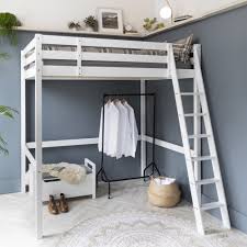 King size loft bed for adults. Magnus Double High Sleeper Double Loft Bed Noa Nani