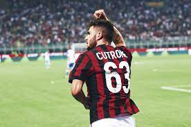 Borini (15' st valente silva), bonucci, zapata, rodríguez; Patrick Cutrone The Ac Milan Star Ushering In A New Dawn For Italy