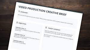 A briefing document identifies a particular problem, with the goal of getting others to also address the issue. The Best Creative Brief Template For Video Creatives Free Template