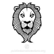 Lion isolated on white old engraving of a lion isolated on white surface. 317 Lion Free Clipart Public Domain Vectors