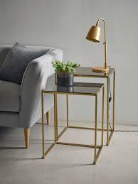 Pin By Basak Tusuz On Aw17 Trend Brass Glass Marble Coffee Table Contemporary Side Tables Luxury Table