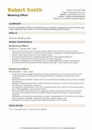 Cv templates, kenya cv writing. Marketing Officer Resume Samples Qwikresume