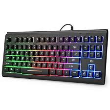 Rii Primer Rgb Compact Gaming Keyboard Rk104 Backlight Keyboard Small 87 Keys No Number Pad Keyboard For Windows Pc Lap Computer Keyboard Pc Laptop Pc Keyboard