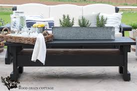 Well you're in luck, because here they come. Outdoor Coffee Table Makeover The Wood Grain Cottage