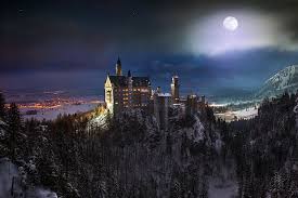 A collection of the top 47 neuschwanstein castle wallpapers and backgrounds available for download for free. White Concrete Castle Wallpaper Night The Moon Neuschwanstein Castle Hd Wallpaper Wallpaperbetter