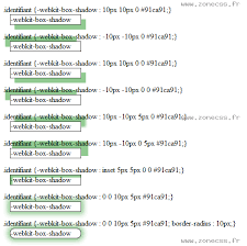 Zonecss Fr Exemple De Code Css Webkit Box Shadow Ombres Portees Ombre