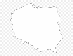 Poland is a central european country and is one of the 20 most the official flag of poland consists of 2 horizontal bands of white and red color respectively. Black Line Master Polish Map Svg Clip Arts 600 X 558 Poland Map Png Transparent Png 5217447 Pikpng