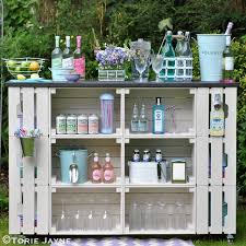 If you want it off the ground you could use a lamp base, plant stand, candle stand, toilet paper holder they looked awful as well. Diy Outdoor Bar Tutorial Torie Jayne