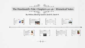 If you're feeling positive when you hit the end of the book, you yet it seems like even death would be preferable to the stagnant, imprisoned life of a handmaid. The Handmaid 039 S Tale Chapters 40 46 Historical Notes By Melissa Marquez