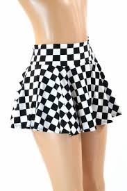 Black And White Checkered Mini Skirt Outfit Pin On Clothes Accessories