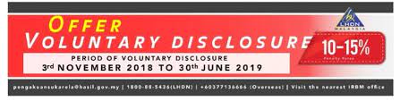 Malaysia's ministry of finance (the mof) and inland revenue board (the irb) issued several media releases on the special voluntary disclosure program (the special program) introduced in the 2019 budget. Lhdn St Partners Plt Chartered Accountants Malaysia Facebook