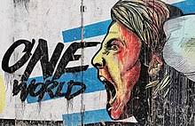 A few shows play with an ad break before and after the video. Screaming Wikipedia