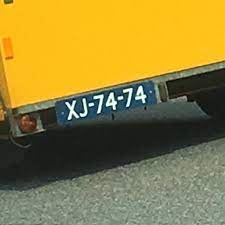 Kennzeichen Blau Mit Weisser Schrift Auto Auto Und Motorrad Lander
