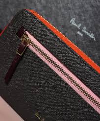 paulsmith のお財布 2色で迷ったけどベージュは汚れるのが怖いので グレーオレンジピンクに チャックの部分はワインレッド めちゃくちゃ可愛い おそろ おそろい ポールスミス ポールスミス長財布 木更津アウトレット 木更津 お買い物 財布 サイフ 長財 財布