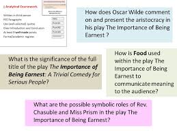The importance of being earnest (the full title of which is the importance of being earnest: The Importance Of Being Earnest Oscar Wilde Some Key Terms For This Text Irony Word Play Puns Understatement Overreaction Or Exaggeration Repetition Ppt Download