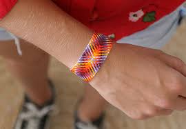 Sie können es jederzeit verwenden. Brasilianisches Armband Mit Hypnotischem Muster Gewebt Mit Miyuki Delicas 11 0 Perlen Perles Co