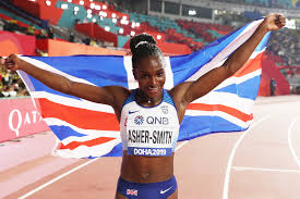 And here is it.i'm on the cover of @britishvogue's august digital issue muscles, strength, power and joy!!! Dina Asher Smith Becomes First Ever British World Champion In 200m Aips Media